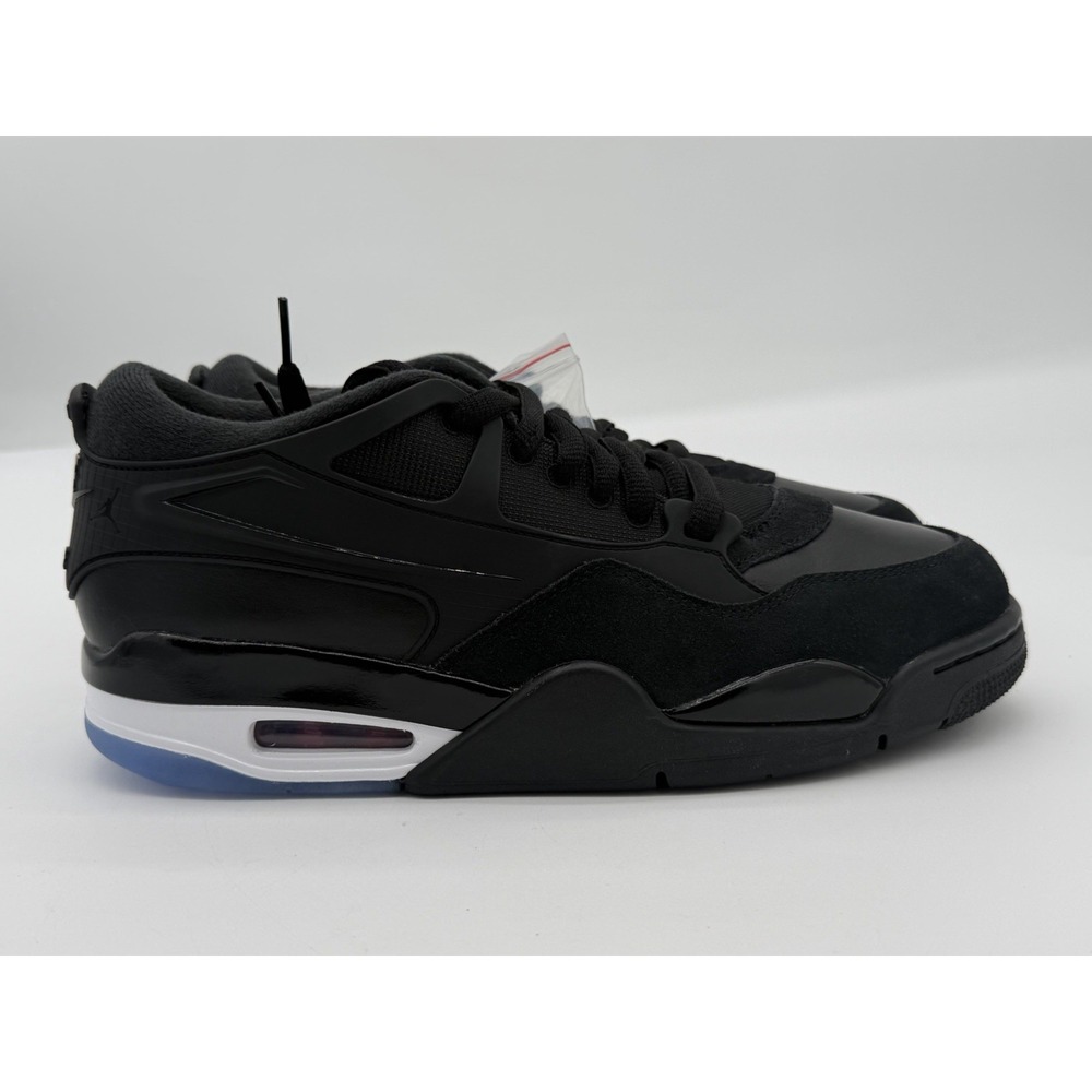 Men's Size 9.5 - Nike Air Jordan 4 RM BRED Black White Red FQ7939-009